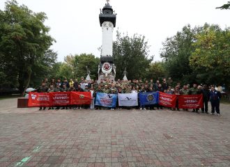 Астраханские патриоты на «Вахте Памяти-2023» в Республике Калмыкия